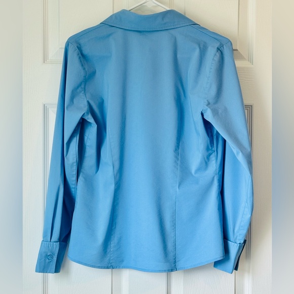 Worthington Stretch Blue Button Down - Picture 2 of 8